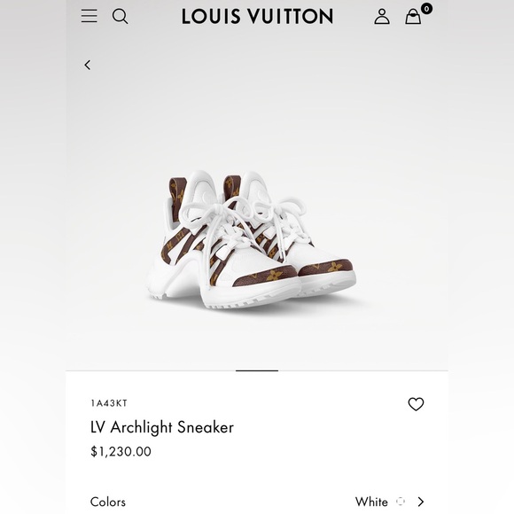LV Louis Vuitton Archlight sneakers size 35 - Picture 11 of 12